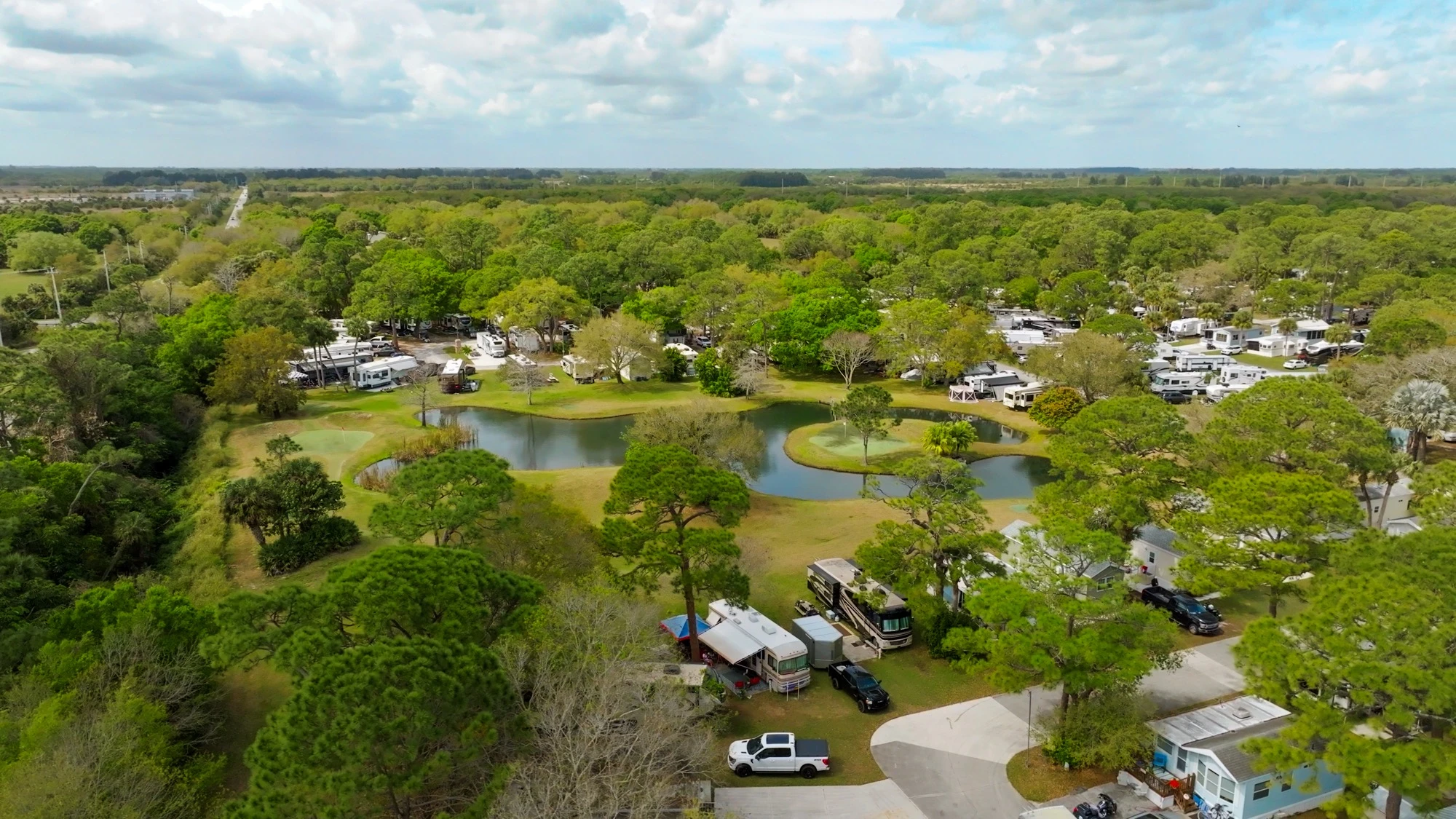 Road Runner Drone View